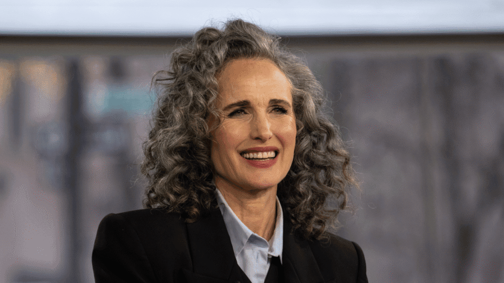 Andie MacDowell Embraces Gray Hair Response Shocks Hollywood Andie MacDowell Embraces Gray Hair Response