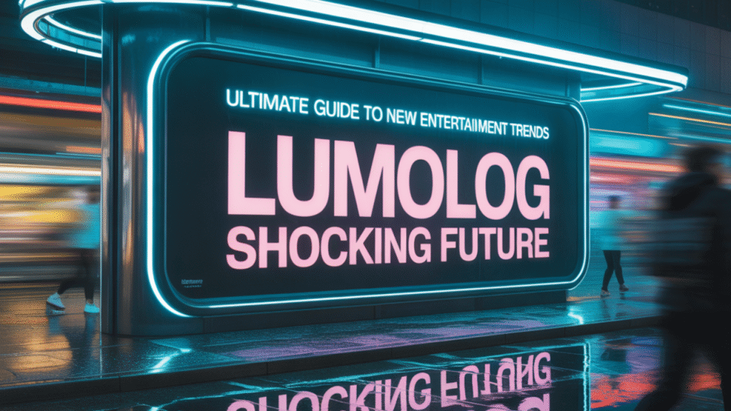 Ultimate Guide to New Entertainment Trends Lumolog Shocking Future Ultimate Guide to New Entertainment Trends Lumolog Shocking Future