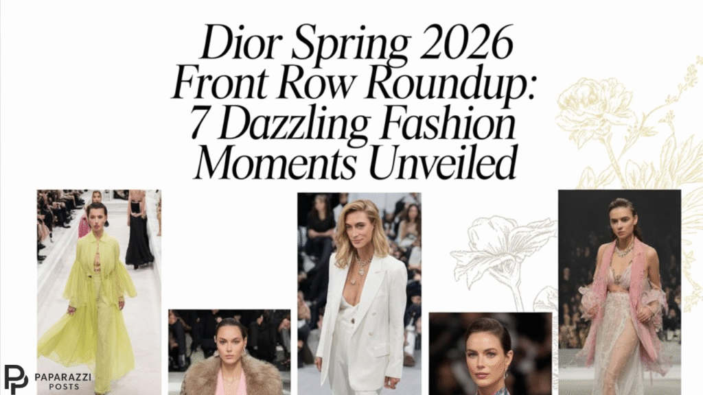 Dior Spring 2026 Front Row Roundup: 7 Dazzling Fashion Moments Unveiled Dior Spring 2026 Front Row Roundup: 7 Dazzling Fashion Moments Unveiled