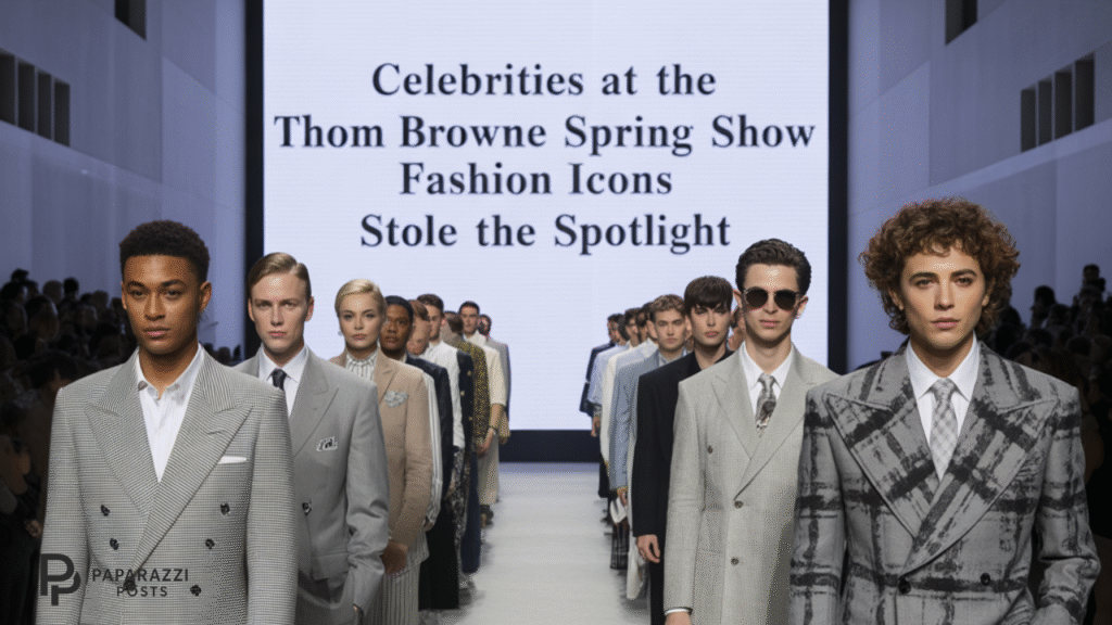 Celebrities at the Thom Browne Spring 2026 Show Fashion Icons Stole the Spotlight Celebrities at the Thom Browne Spring 2026 Show Fashion Icons Stole the Spotlight