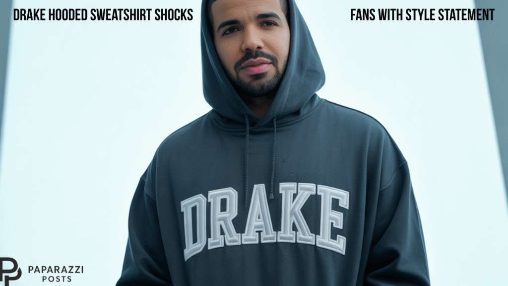 Drake Hooded Sweatshirt Shocks Fans With Style Statement Drake Hooded Sweatshirt Shocks Fans With Style Statement